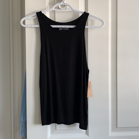 AMERICAN EAGLE Soft High Neck Tank Top - Picture 3 of 4